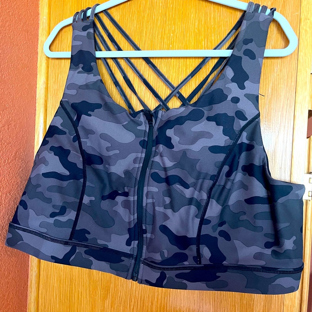 Torrid front zip active top/sports bra - 4X